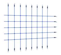 Vidaxl Filet D'escalade 200x150 Cm Bleu