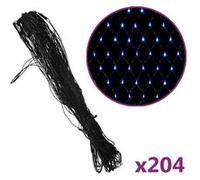 Filet lumineux bleu de Noël 3x2 m 204 LED Intérieur/extérieur