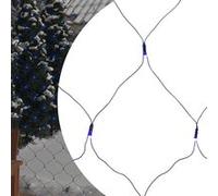 Filet Lumineux Bleu de Noël Guirlande Lumineuse Ornement de Noël Décoration de Vacances de Noël Salon 4x4 m 544 LED Intérieur/Extérieur 328784