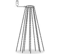 vidaXL Filet lumineux pour sapin de Noël avec 300 LED bleu 300 cm