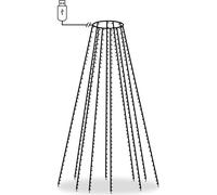 vidaXL Filet lumineux pour sapin de Noël avec 400 LED bleu 400 cm