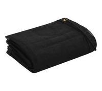 vidaXL Filet pour remorque Filet de protection d'arrimage PEHD 2,5 x 4 m Noir