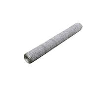 vidaXL Grillage pour volière Acier galvanisé 25 x 0,5 m Argenté
