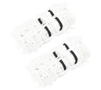 vidaXL Filets à foin 2 pcs carré blanc 75x75 cm PP