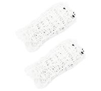 vidaXL Filets à foin 2 pcs rectangulaire blanc 100x90 cm PP