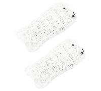 vidaXL Filets à foin 2 pcs rectangulaire blanc 100x90 cm PP