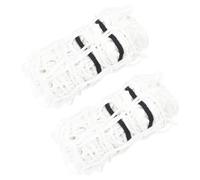 vidaXL Filets à Foin 2 pcs carré Blanc 75x75 cm PP