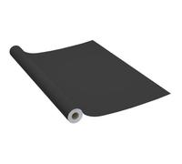 vidaXL Film autoadhésif pour meubles PVC Noir 500 x 90 cm