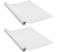 vidaXL Film autocollant pour portes 2 pcs. Bois blanc 210 x 90 cm PVC