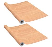 vidaXL Film autocollant pour portes 2 pcs. Erable 210x90 cm PVC