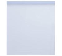 vidaXL Film de Fenêtre Statique Dépoli, Film de Miroir, Teinte de Vitre, Protection de Miroir Jardin Salon, Blanc Transparent 90x500 cm PVC