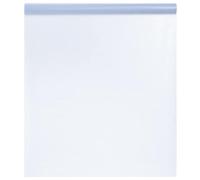 vidaXL Film de Fenêtre Statique Dépoli, Film de Miroir, Teinte de Vitre, Protection de Miroir Jardin Salon, Gris Transparent 90x2000 cm PVC