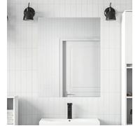 VidaXL Film miroir auto-adhésif 2 pcs argent PET 90 x 100 cm - décoration intérieure