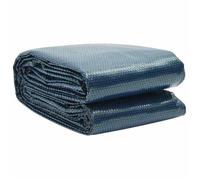 vidaXL Film solaire de piscine flottant PE 600x400 cm Noir et bleu