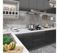 Vidaxl Films Autoadhésifs Pour Meubles 2 Pcs Noir 500x90 Cm Pvc