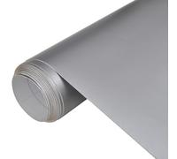 2 st Autofolie 100x150 cm + 50x150 cm matzilverkleurig210706