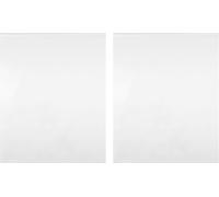 vidaXL Films miroir 2 pcs. autocollants 60x200 cm PET