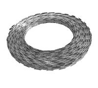 vidaXL Fils Barbelés 2 pcs, Fils pour Clôture, Protection de Prison, Barrière de Jardin Balcon Patio Terrasse Extérieur, Acier 100 m