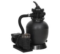 Zwembadzandfilter met voorfilter zwart93396