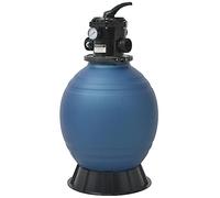 vidaXL Filtre à Sable de Piscine Bleu Pompe de Filtration à Sable Purification