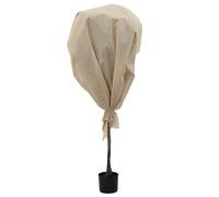 vidaXL Fleece de Protection des Plantes Contre Le Gel Beige, Accessoires de Jardin et terrasse, matériaux rustiques, Protection Anti-Gel Non-tissé pour Plantes extérieures, Housse