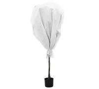 vidaXL Fleece de Protection des Plantes Contre Le Gel Blanc, Accessoires de Jardin et terrasse, matériaux rustiques, Protection Anti-Gel Non-tissé pour Plantes extérieures, Housse