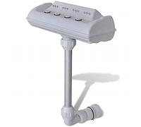 vidaXL Fontaine cascade pour piscine hors-sol avec lumières LED