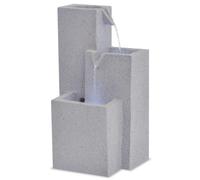 vidaXL Fontaine d'Intérieur avec Lampe LED Polyrésine Intérieur Salon Maison 244291