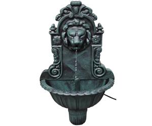 vidaXL Fontaine Murale Design de tête de Lion