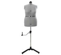 vidaXL Forme de Robe Ajustable Féminine Gris l Velours