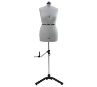vidaXL Forme de Robe Ajustable Féminine Gris m Velours