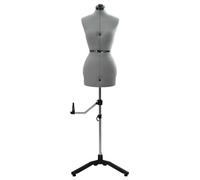 vidaXL Forme de Robe Ajustable Féminine Gris s Velours