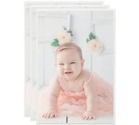 vidaXL Collage de cadres photo 3 pcs de table Argenté 21x29,7 cm MDF