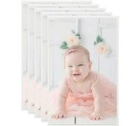 Vidaxl Collage De Cadres Photo 5 Pcs De Table Argenté 13x18 Cm Mdf