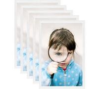 Vidaxl Collage De Cadres Photo 5 Pcs De Table Blanc 21x29,7 Cm Mdf