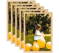 vidaXL Fotolijsten 5 st voor wand of tafel 70x90 cm lichteikenkleurig332657 Brun G