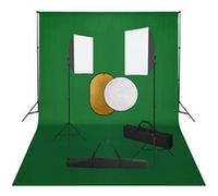 Kit de Studio Photo Boîte à Lumière Toile de Fond Réflecteur Eclairage vidaXL