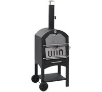 vidaXL Four ¿¿ pizza d'ext¿¿rieur au charbon Pierre d'argile r¿¿fractaire