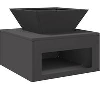 vidaXL Foyer Noir 50 x 50 x 40 cm Acier
