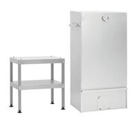 vidaXL Fumoir à four à barbecue avec table acier galvanisé 3187618