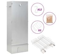 Vidaxl Fumoir À Four À Bbq Générateur De Fumée Froide Acier Galvanisé