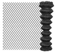 vidaXL Clôture à mailles Gaashek 15 x 1,5 m Acier gris 142426