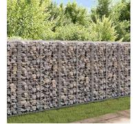 vidaXL Gabion Base pour Mur 100x30x30 cm Clôture de Jardin Panier à Pierres 141038