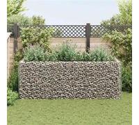 Gabion plantenbak verhoogd 270x90x100 cm staal 142554