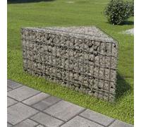 vidaXL Gabion plantenbak verhoogd 75x75x50 cm gegalvaniseerd staal143602 G