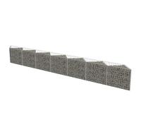 Mur de gabion Acier galvanisé 450x30x50 cm