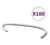 vidaXL Gabionhaken 100 st 10 cm gegalvaniseerd staal145616 G