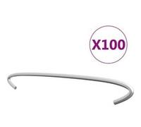 Gabionhaken 100 st 40 cm gegalvaniseerd staal145624
