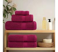 Vidaxl Gants De Toilette 10 Pcs Bordeaux Coton
