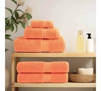 Vidaxl Gants De Toilette 10 Pcs Orange Coton